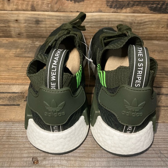 Adidas Men’s NMD R1 Primeknit Shoes CQ2445 Dark Green Camo sz 11 11.5 12 13 - Picture 6 of 9